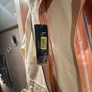 Lauren Ralph Lauren Cream and Orange Jacket